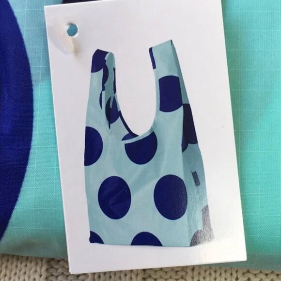 NWT Baggu Mint Dot Standard Size Reusable Bag tote purse - Discontinued pattern - Picture 2 of 8